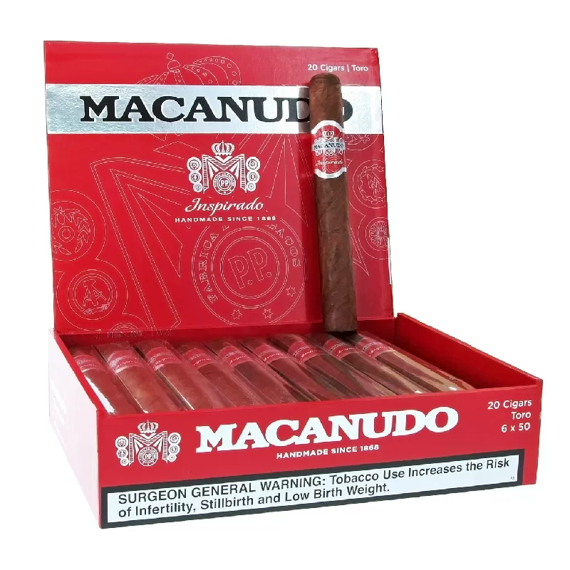 MACANUDO INSPIRADO RED TORO (6 X 50) BOX OF 20