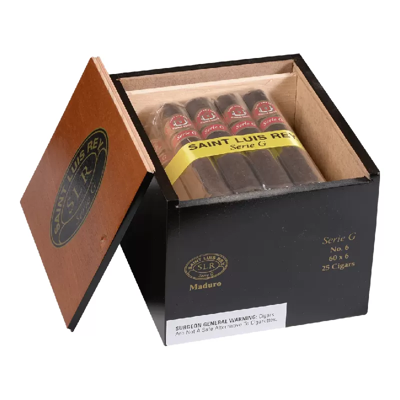 SAINT LUIS REY SERIE G MAD NO. 6 W/CELLO (60 X 6) BOX OF 25