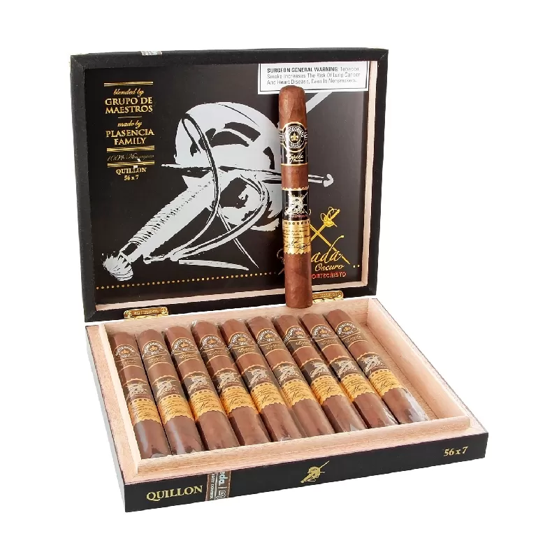 MONTECRISTO ESPADA OSCURO QUILLION (56X7) BOX OF 10