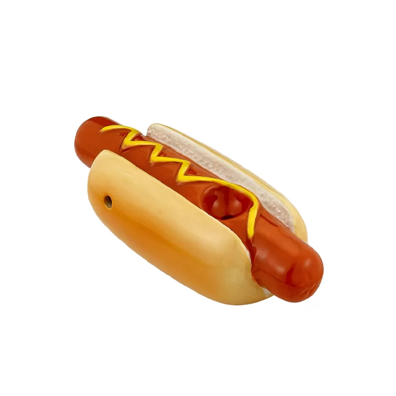Ceramic hot dog-shaped waterpipe by Fashion Craft – Gotham Distro