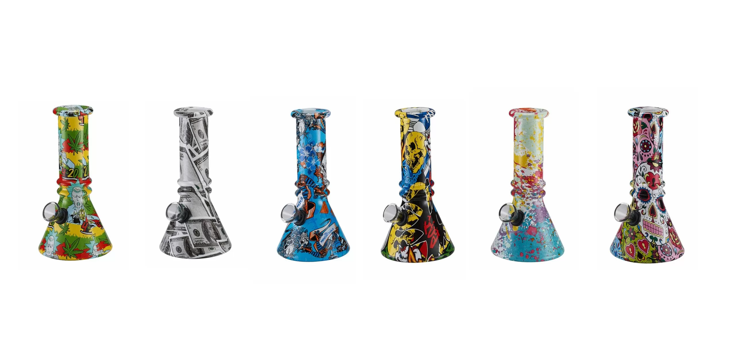 HIPSTER ARTISTIC BEAKER BONG (BLMIN 03A)