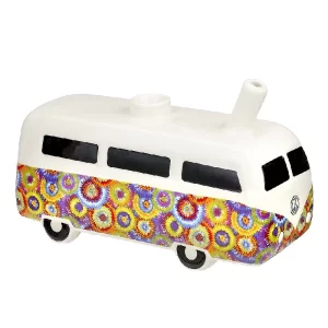FASHION CRAFT CERAMIC VINTAGE BUS STASH JAR (88106)