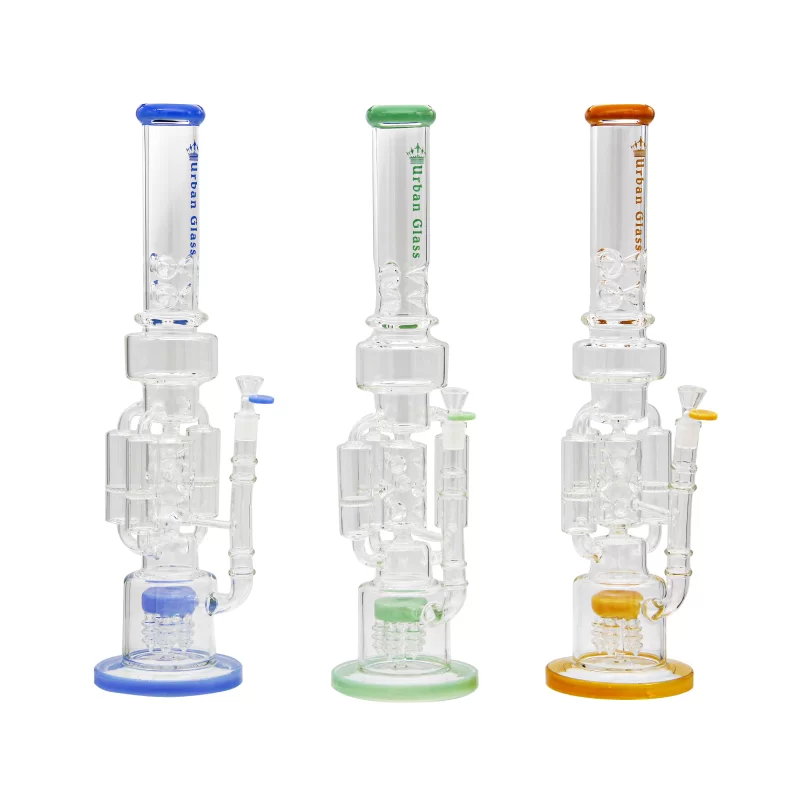 21" 3 HC Recycler Matrix Urban Glass Waterpipe – Gotham Distro
