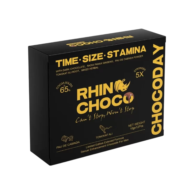 VIP RHINO CHOCOLATE - BOX OF 12 PCS