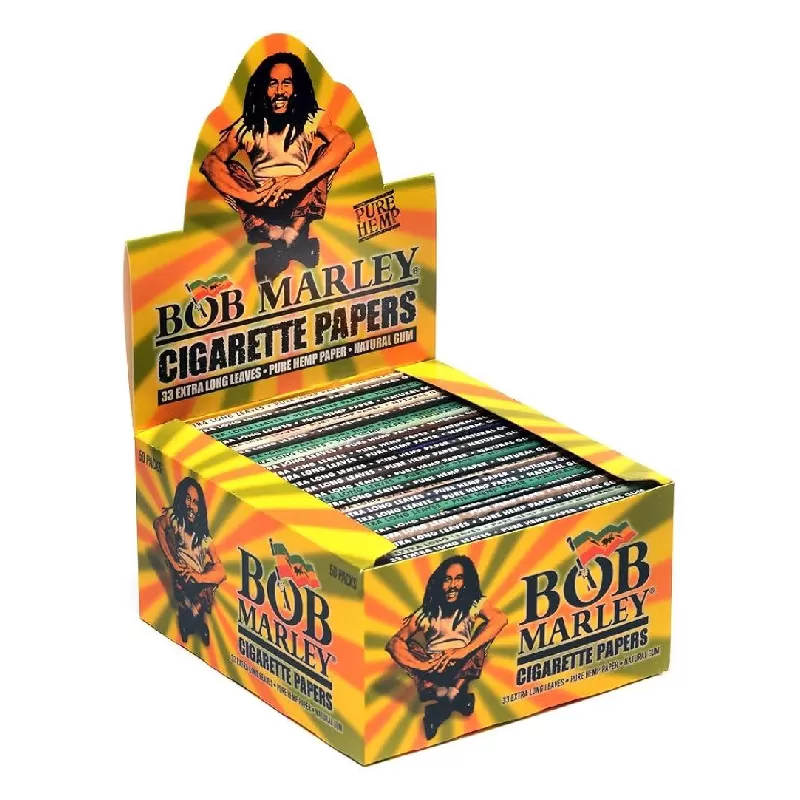 Kingsize Pure Hemp Cigarette Papers by Bob Marley – distributed by Gotham Distro