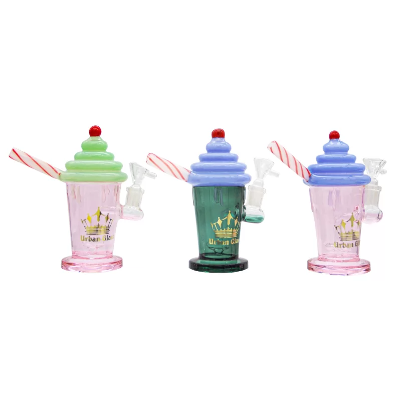 6" glass pineapple-shaped waterpipes in assorted colors – Gotham Distro