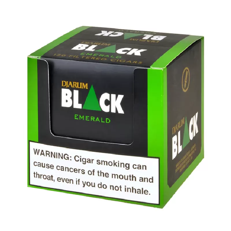 DJARUM BLACK 120CT MINI EMERALD 10 PK OF 12