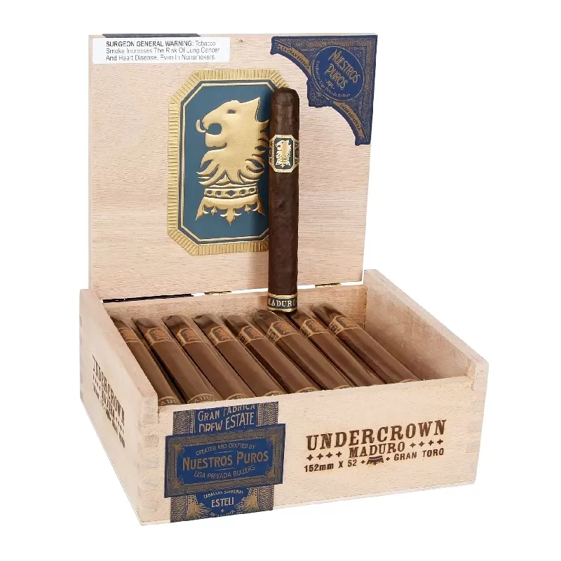 DREW ESTATE UNDERCROWN MADURO GRAN TORO BOX OF 25