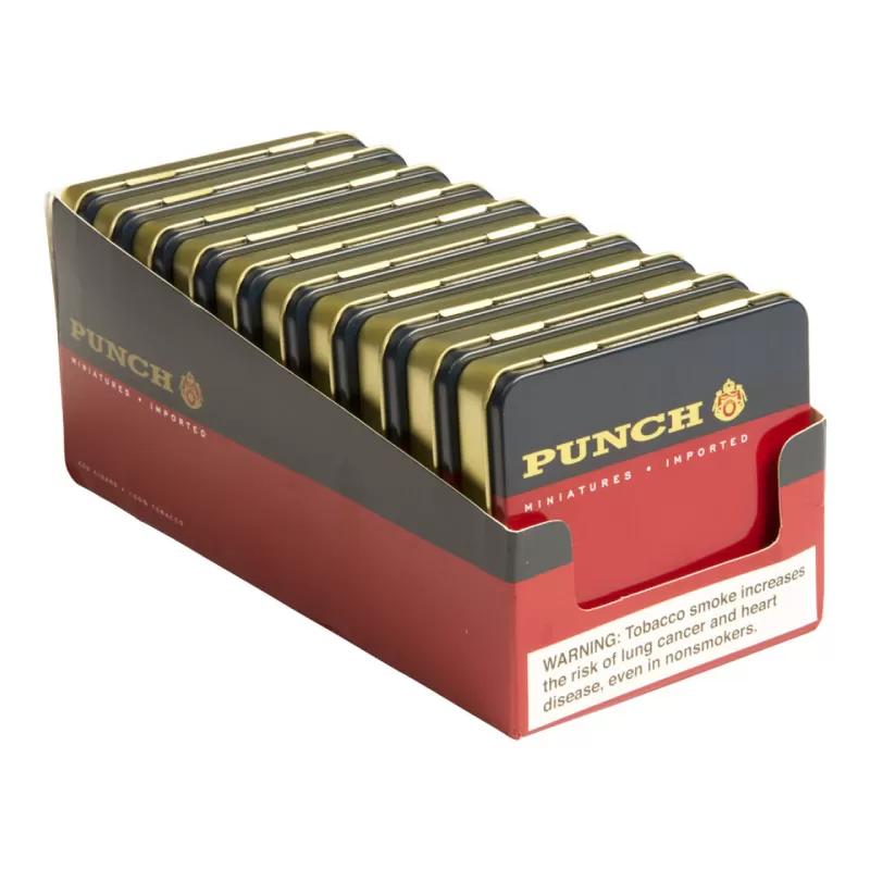 PUNCH MINIATURES TINS UNIT OF 200 (10 TINS OF 20)