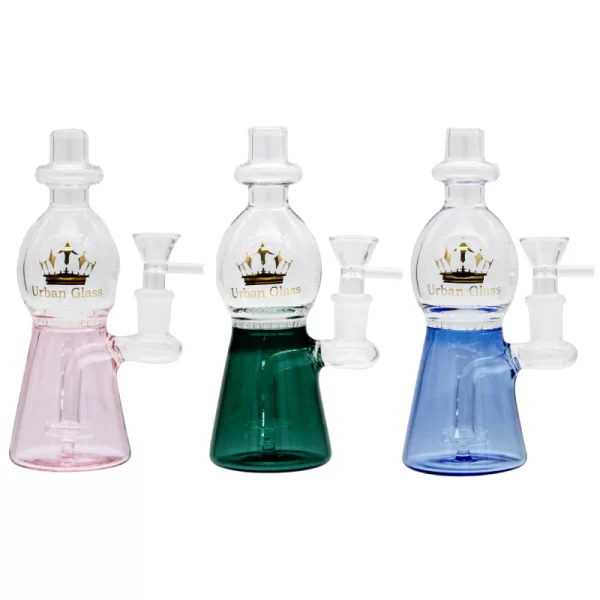 7" matrix bowl urban glass waterpipes with beaker base – Gotham Distro