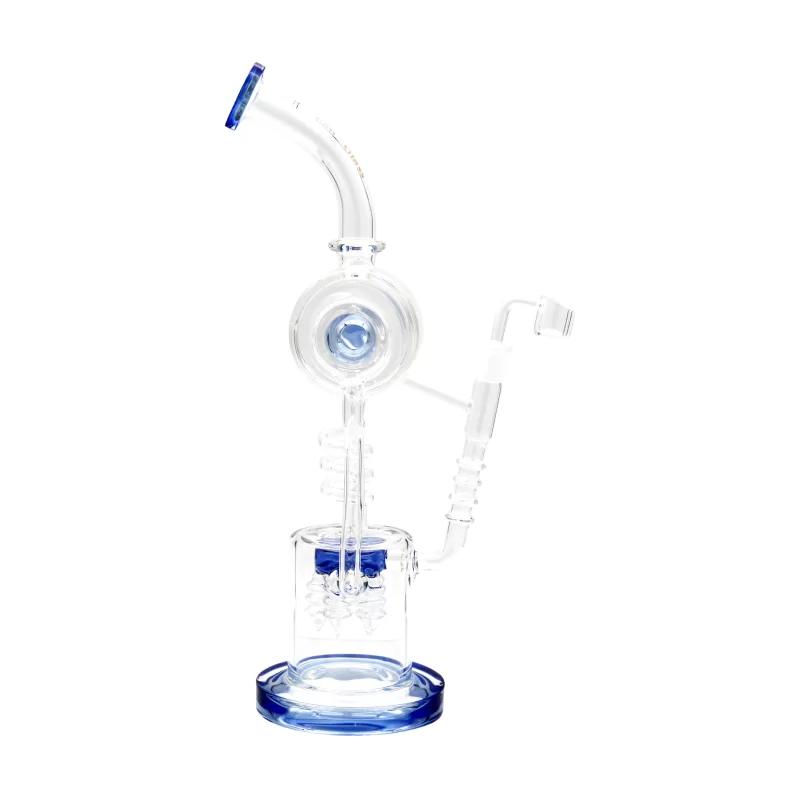 14" Double Arm Recycler Urban Glass Waterpipe – Gotham Distro