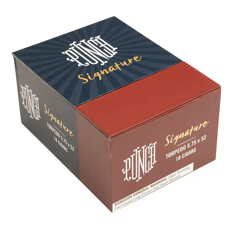 PUNCH SIGNATURE TORPEDO (5.75 X 52) BOX OF 18