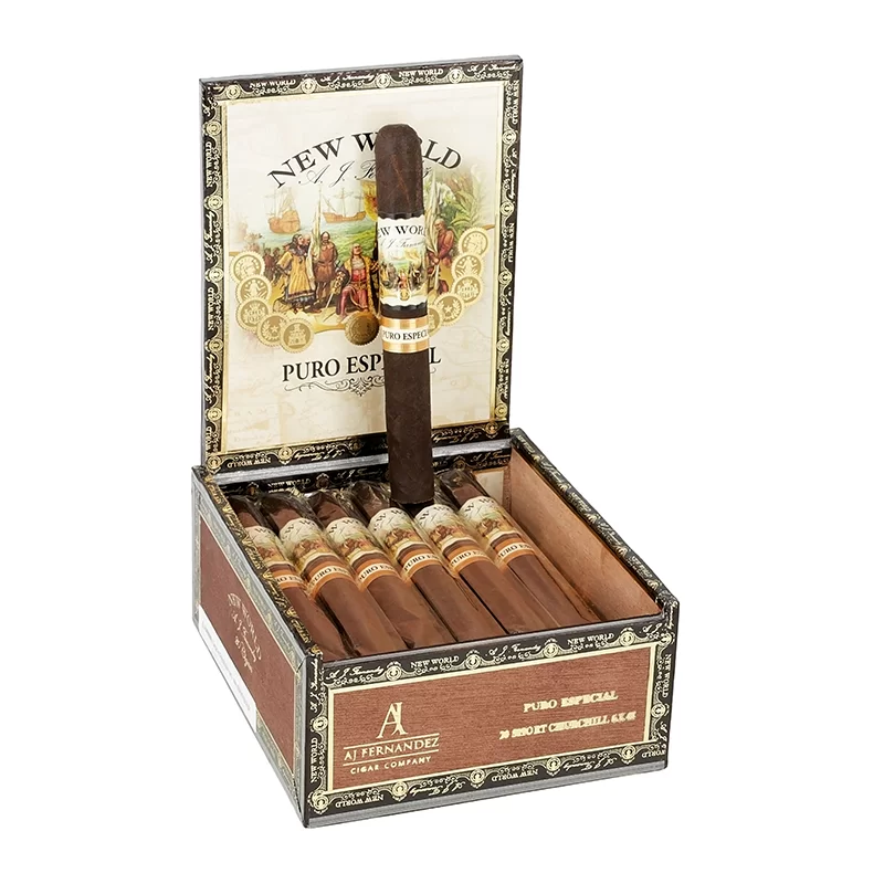 AJ FERNANDEZ NEW WORLD PURO ESP SHORT CHURCHILL (6 X 48) BOX OF 20