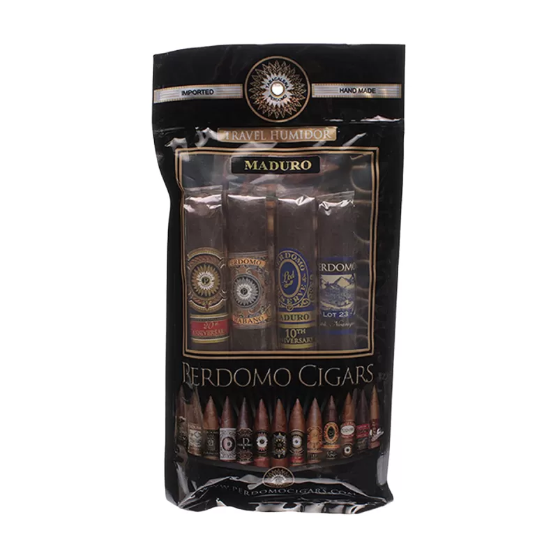PERDOMO HUMIDIFIED BAG MAD ASSORTMENT PACK OF 4