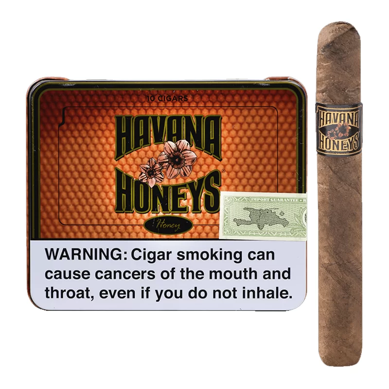 HAVANA HONEYS HONEY CIGARILLOS UNIT OF 50 (5 TINS OF 10)