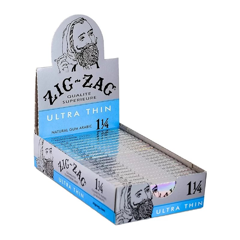 ZIG ZAG ULTRA THIN 1.25 CIGARETTE PAPER 24 PER BOX