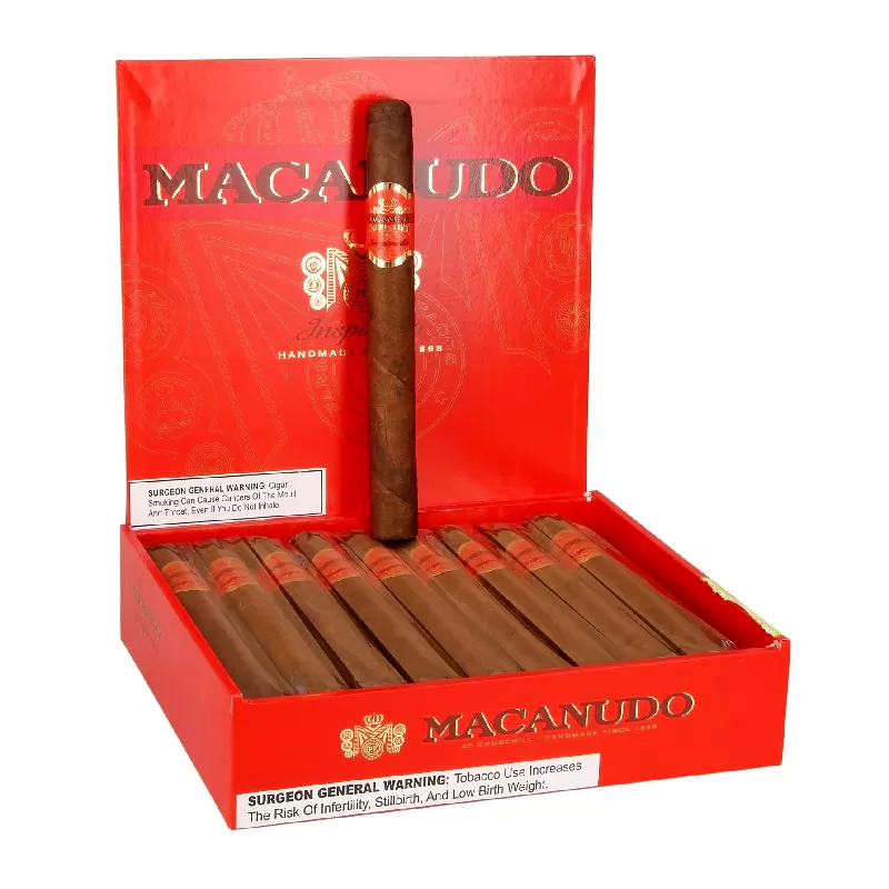 MACANUDO INSPIRADO ORANGE CHURCHILL BOX OF 20 - 689674082491