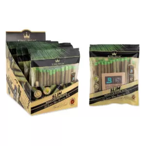 25PK – KING PALM SLIM SIZE BULK + BOVEDA – 8CT 1.25GM