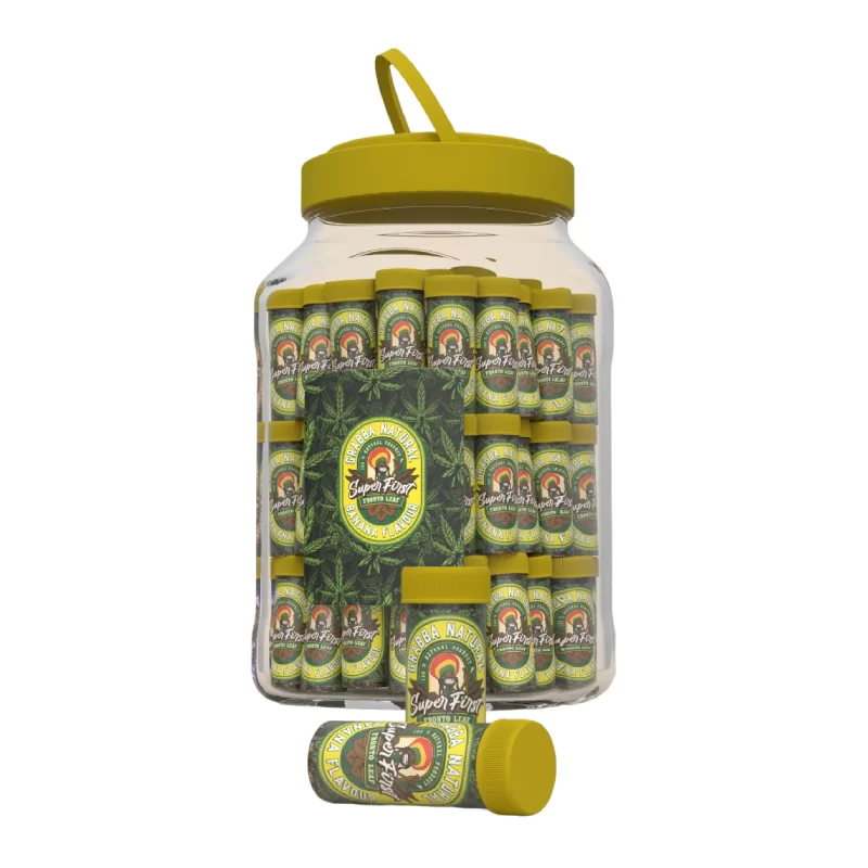 SUPER FIRST CRUSHED FRONTO GRABBA NATURAL BANANA 50CT JAR