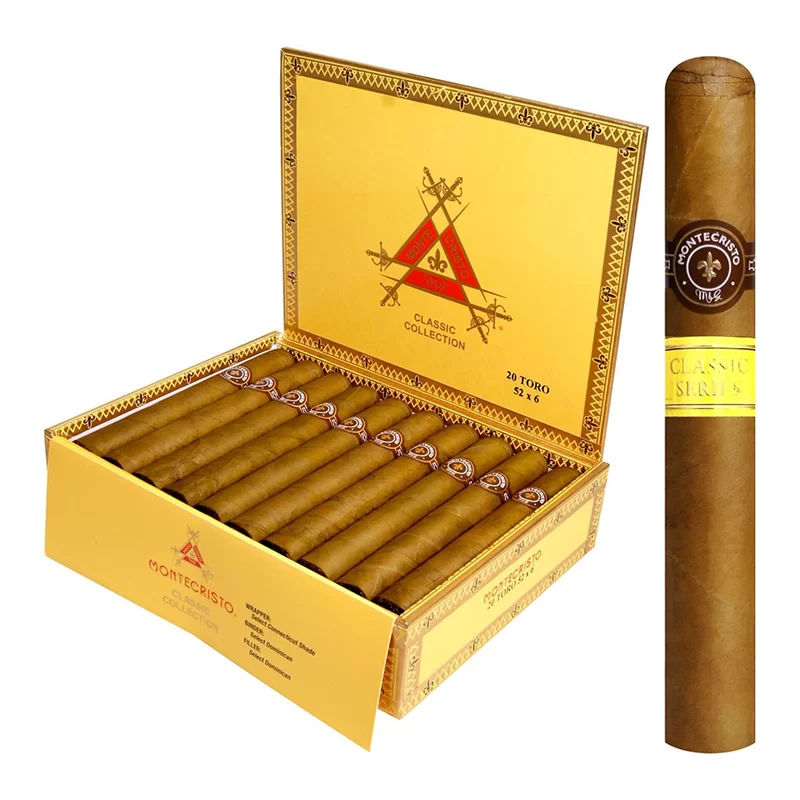 MONTECRISTO CLASSIC TORO COLLECTION (52 X 6) BOX OF 20