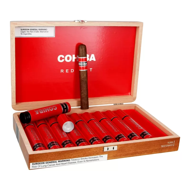COHIBA TOROS TUBES (6 X 50) BOX OF 10