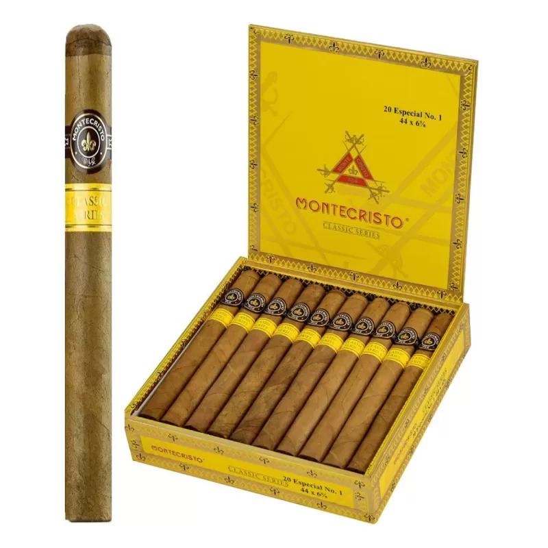 MONTECRISTO CLASSIC COLLECTION ESPECIAL NO.1 (44X6 5/8) BOX OF 20