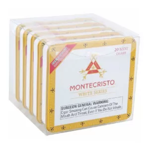 MONTECRISTO WHITE MINI SPAIN 100CT (5 TINS OF 20)