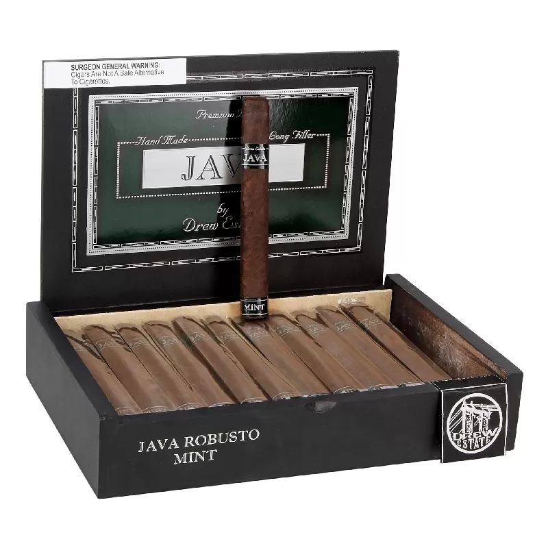 RP JAVA MINT BY DREW ESTATE ROBUSTO (5.5 X 50) BOX OF 24
