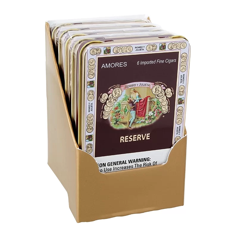 ROMEO Y JULIETA RESERVE AMORES DOM TINS UNIT OF 30 (5 TINS OF 6)