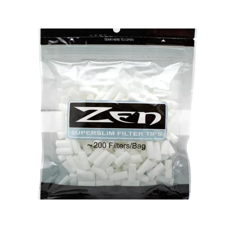 ZEN SUPERSLIM FILTER 200 TIPS IN A BAG