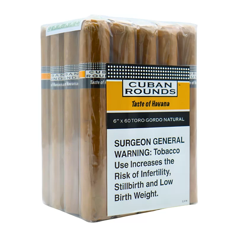 CUBAN ROUNDS TORO GORDO NAT BDL OF 20