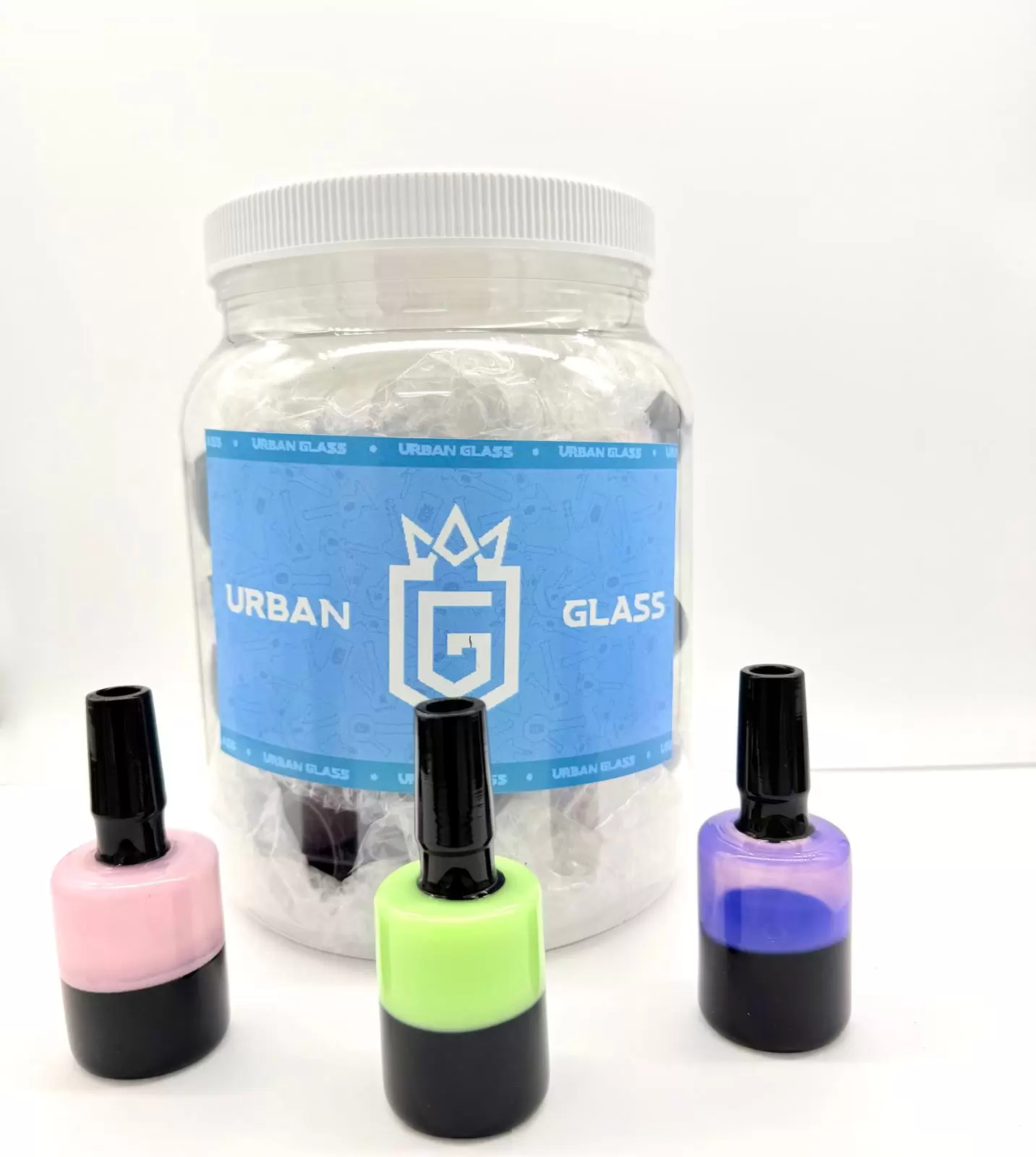 SLYME TUBE WITH BLACK TUBE 14MM SLIDE - 20CT JAR