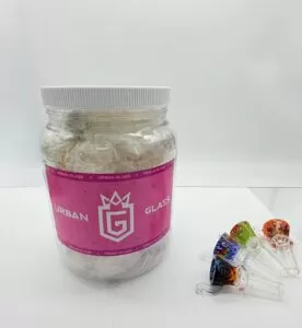 US COLOR GOG BOWL WITH CLEAR HANDLE – 25CT JAR