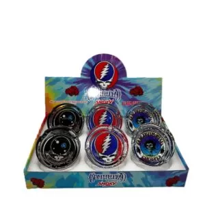 GRATEFULDEAD X SMOXY GLASS ASHTRAY - BOX OF 6 (GD 301D)