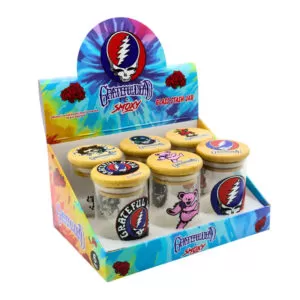 GRATEFULDEAD X SMOXY GLASS STASH JAR – BOX OF 6 (GD 301D)