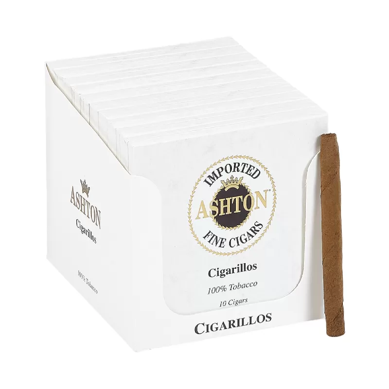 ASHTON CIGARILLOS UNIT OF 100 (10 TINS OF 10)