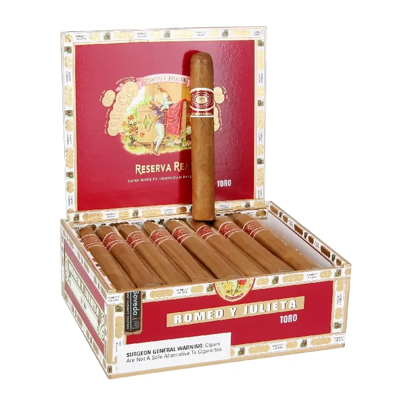ROMEO Y JULIETA RESERVA REAL TORO (54 X 6) BOX OF 25