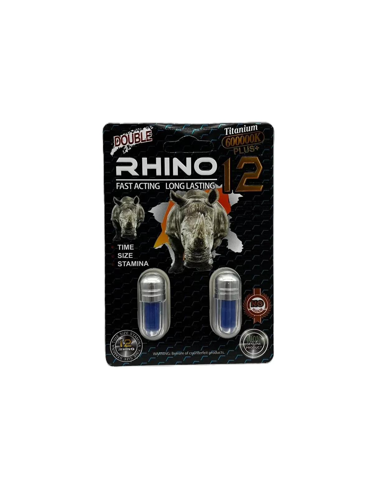 RHINO 12 TITANIUM DOUBLE PLUS