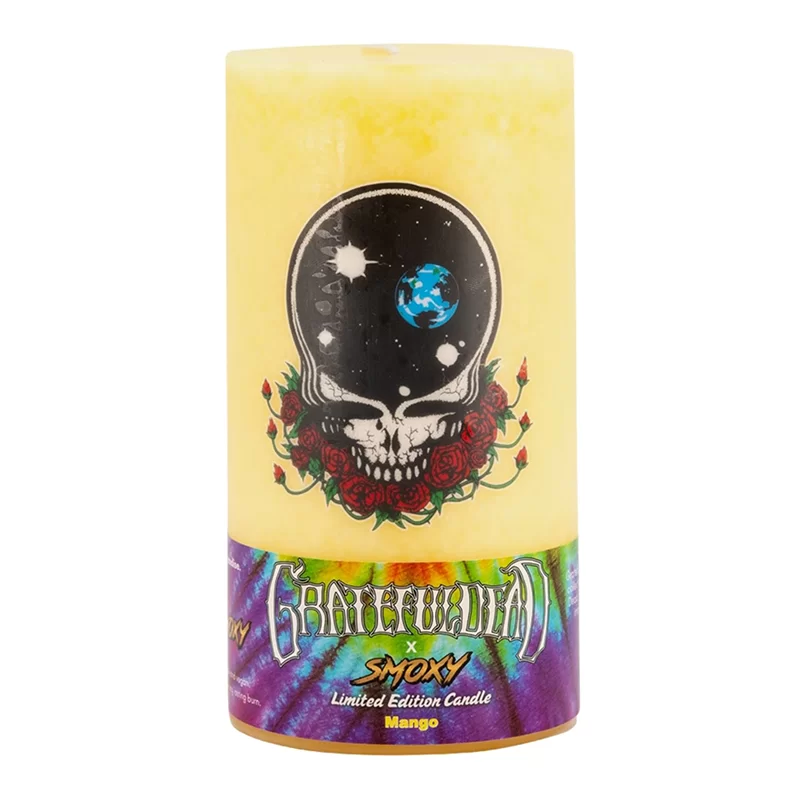 GRATEFULDEAD X SMOXY PILLAR CANDLE - MANGO