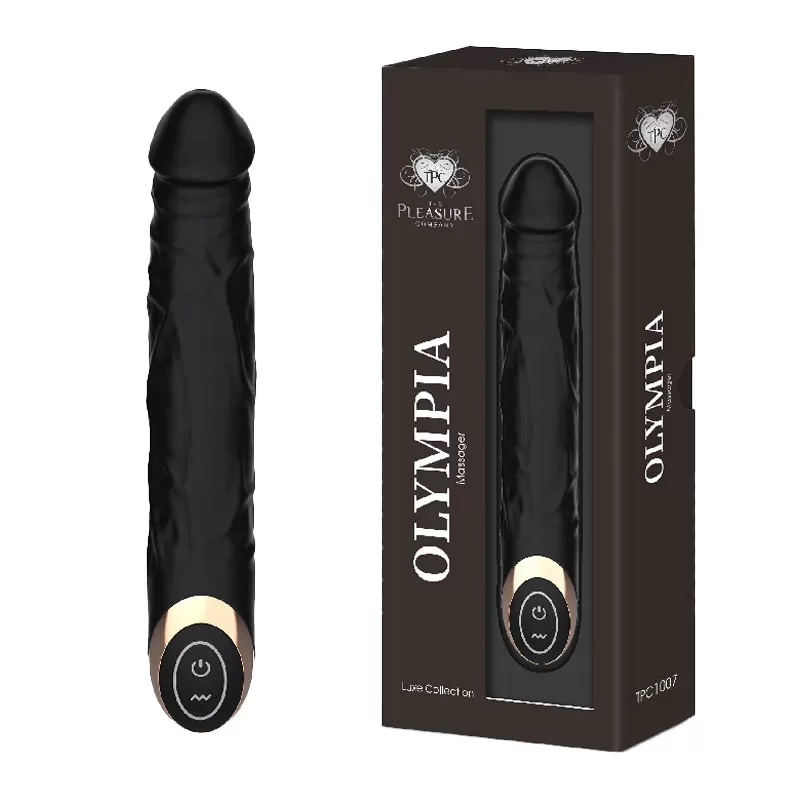 OLYMPIA LIQUID SILICON VIBRATOR BLACK