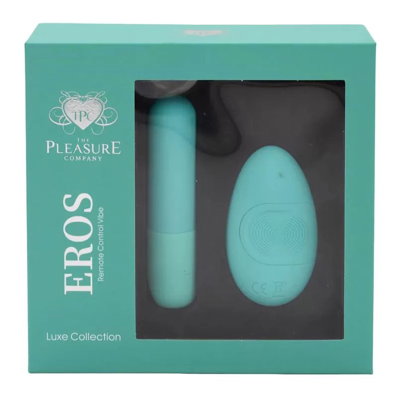 EROS POWER BULLET WITH REMOTE TEAL