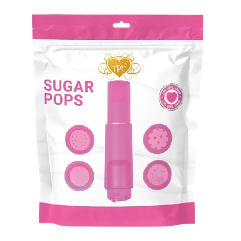 SUGAR POPS-POCKET BULLET (WITH 4 ATTACHMENTS)