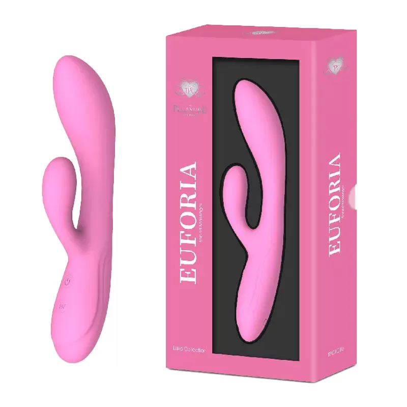 EUFORIA-LIQUID SILICONE RABBIT-PINK