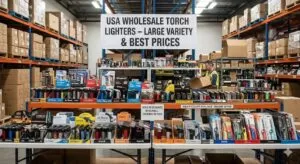 Variety of butane torch lighters available for wholesale purchase