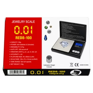 JEWELRY SCALE RED 100GM