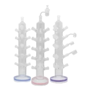 16.9” CLEAR GLASS DISPLAY STAND W/ 15PCS JOINT