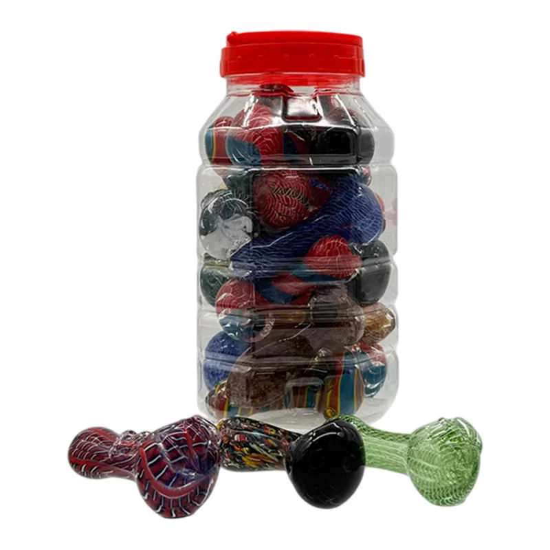 3.5'' RIBBON HAND PIPE 18CT JAR