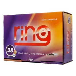 CARBOPOL RING CHARCOAL 38MM 100 PCS