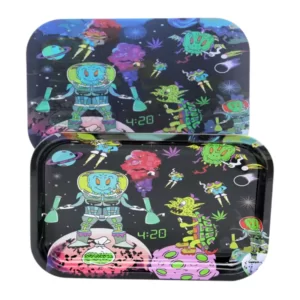 MEDIUM  HOLOGRAPHIC MAGNETIC TRAY 3D COVER ASSORTED