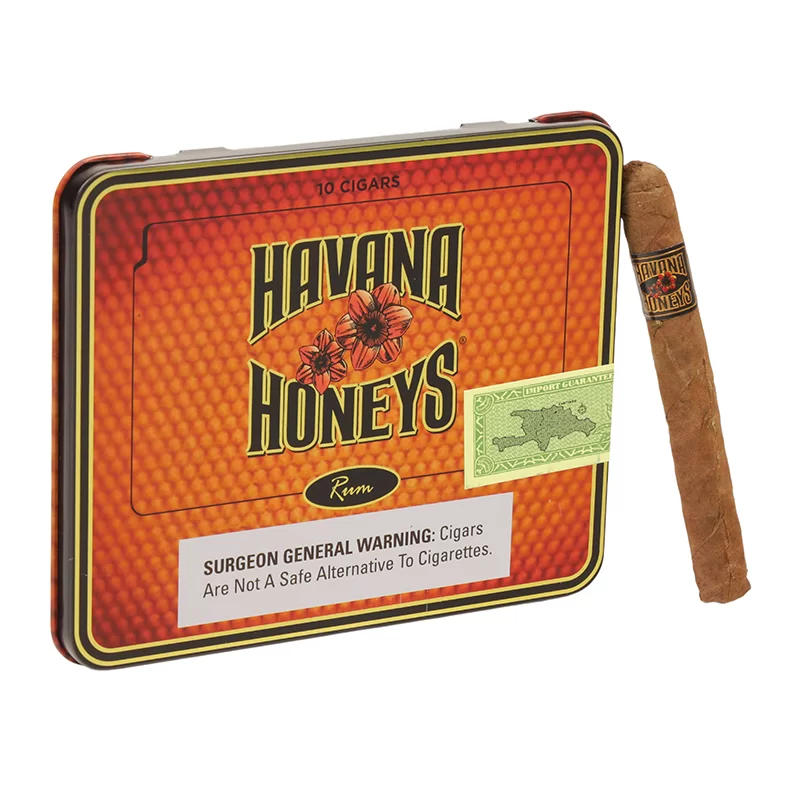 HAVANA HONEYS RUM CIGARILLOS UNIT OF 50 (5 TINS OF 10)